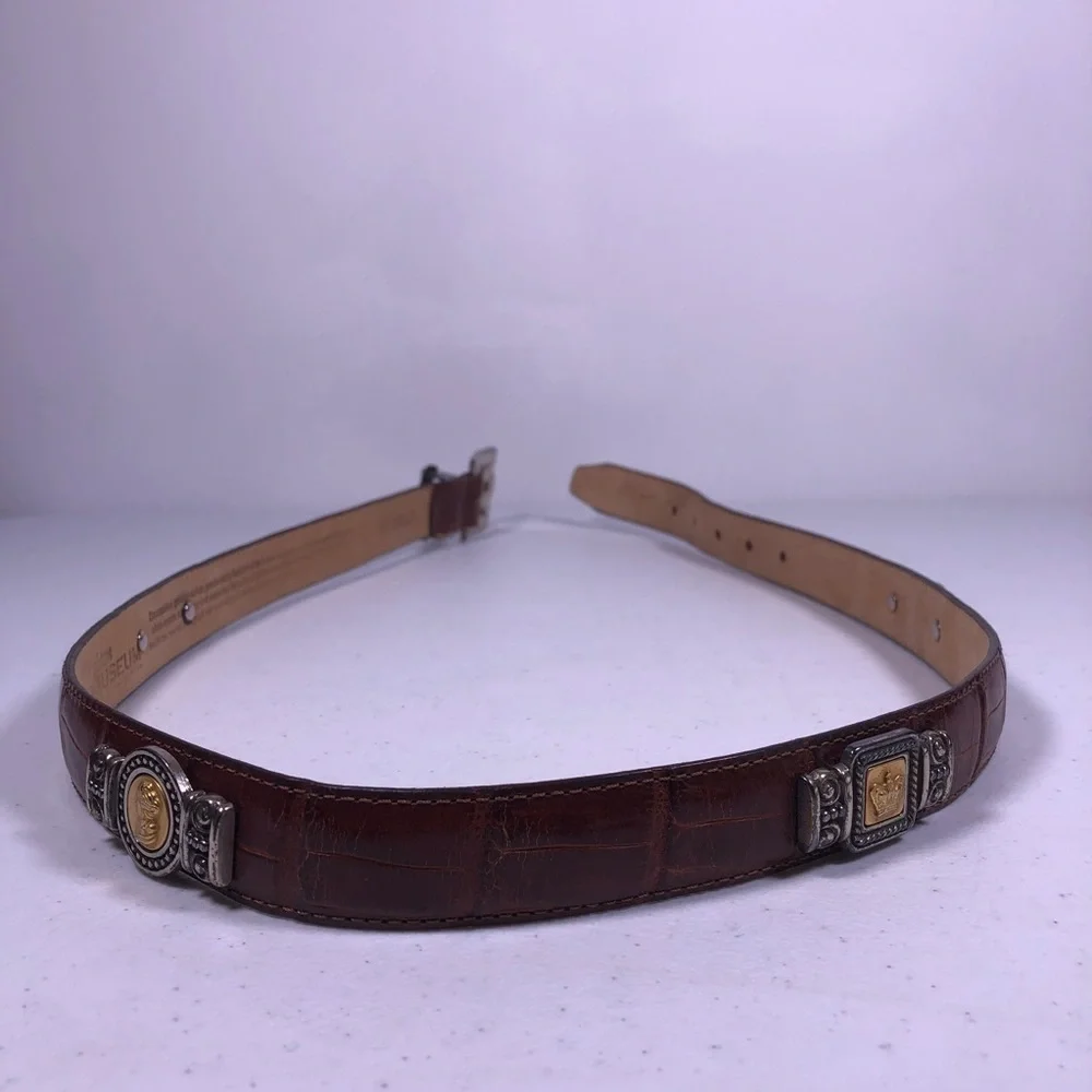VINTAGE 1996 Brighton Museum Leather Belt - Picture 2 of 11